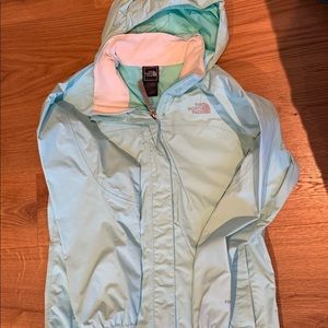 North Face girls Jacket (rain/cold)